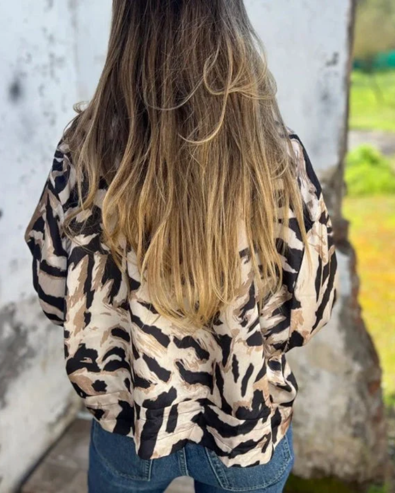 DARALA | Stylowy Bomber Print Jacket