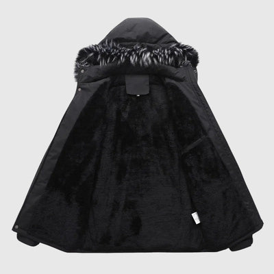 Marek – Pikowana kurtka z kapturem i funkcjonalnymi detalami