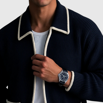 Lukas – Retro sweter z zamkiem