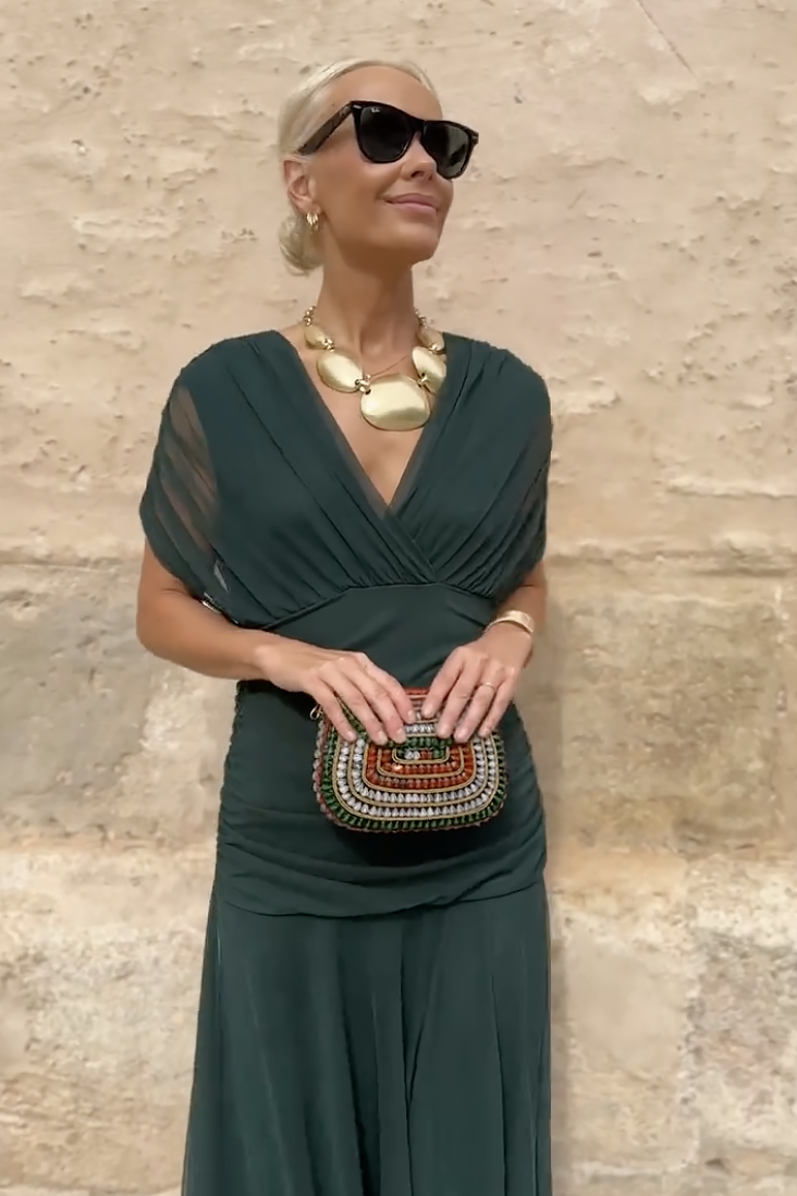 PRISCILLA | Sukienka Maxi z Tiulu