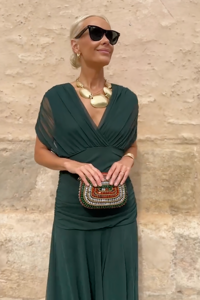 PRISCILLA | Sukienka Maxi z Tiulu