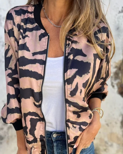 DARALA | Stylowy Bomber Print Jacket