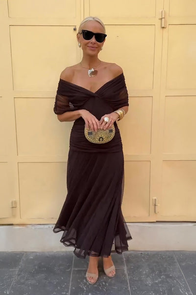 PRISCILLA | Sukienka Maxi z Tiulu