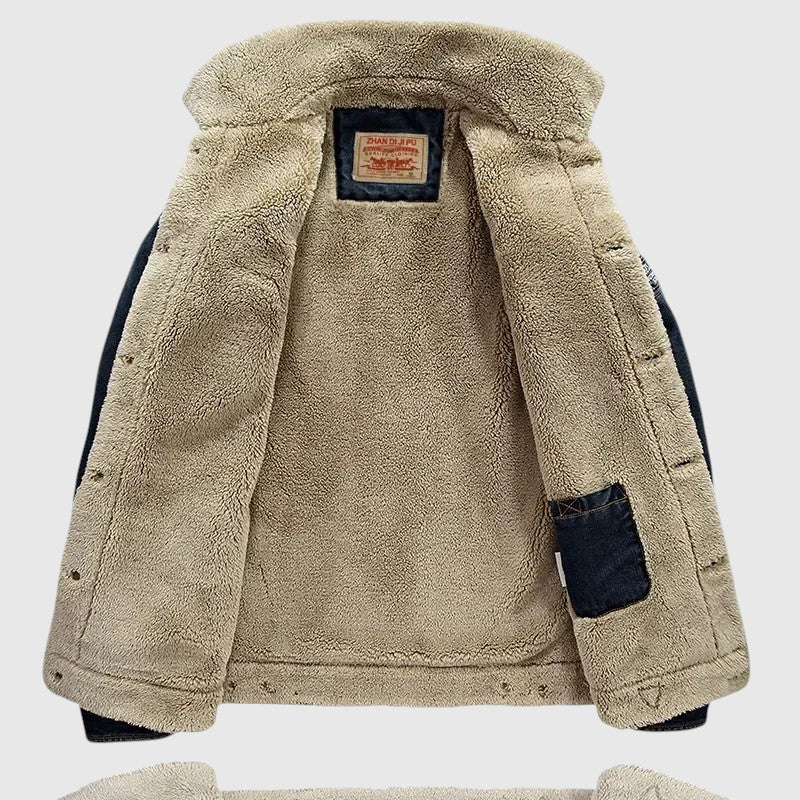 Bohumil - Dżinsowa kurtka z wewnętrzną podszewką