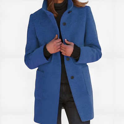 Karil | Klasyczny płaszcz z mieszanki wełny