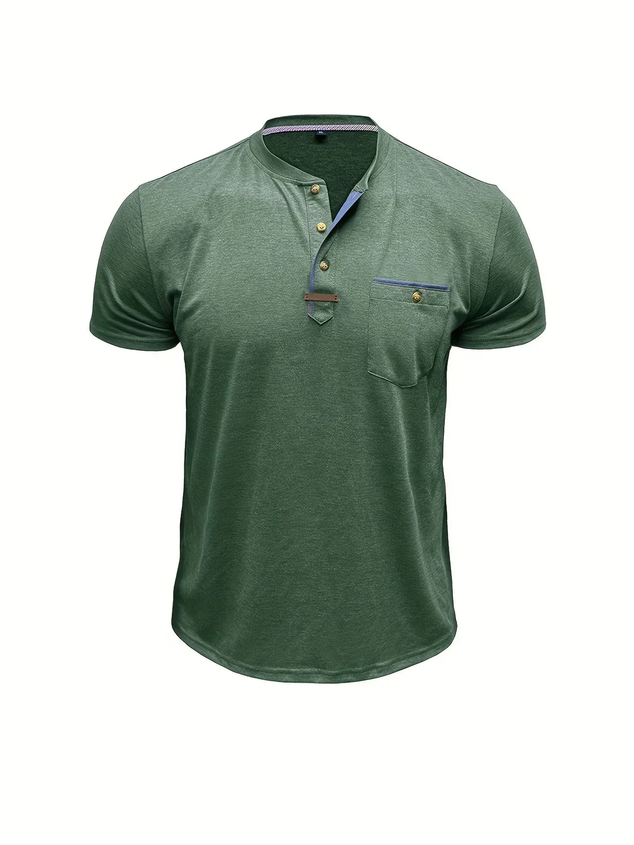 Savrani™ | Elegancka koszulka z okrągłym dekoltem i kieszenią