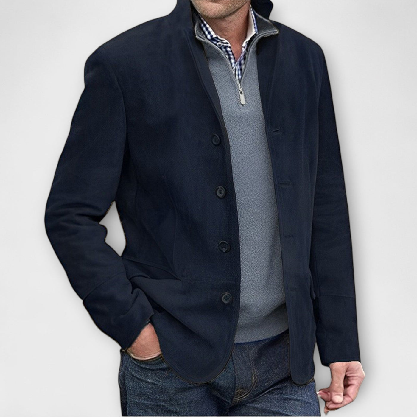 Jasper | Luksusowa Marynarka Suede