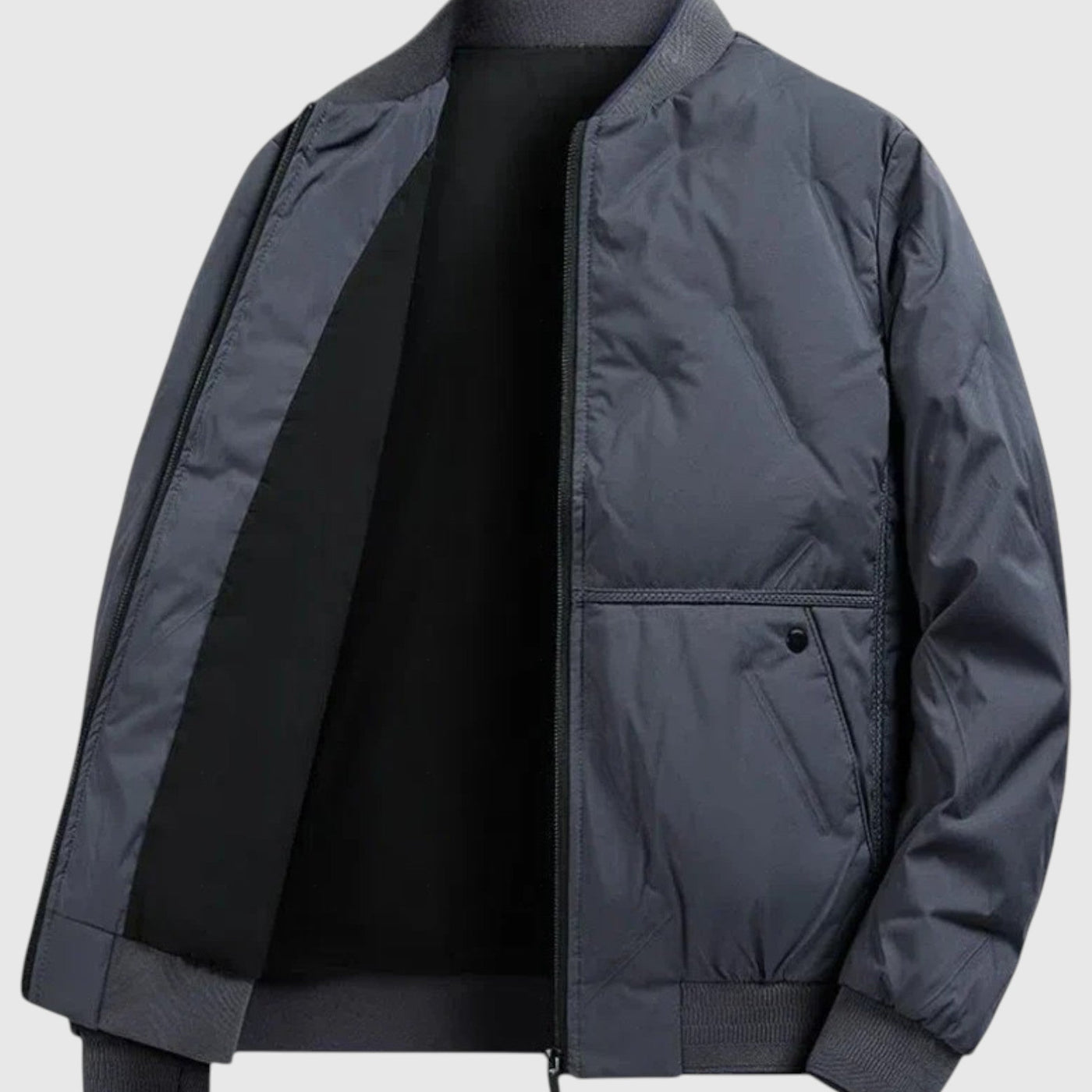 Lorenzo - Pikowana neutralna bomberka z miejskim akcentem