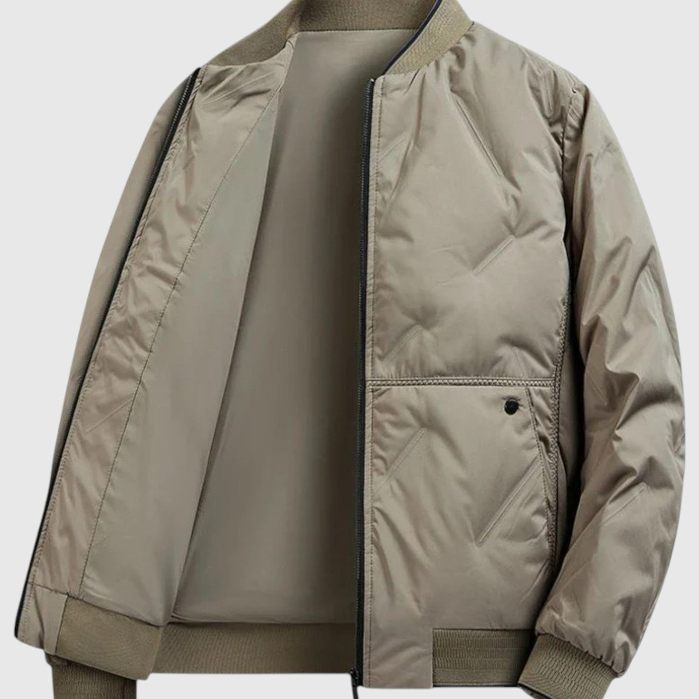 Lorenzo - Pikowana neutralna bomberka z miejskim akcentem