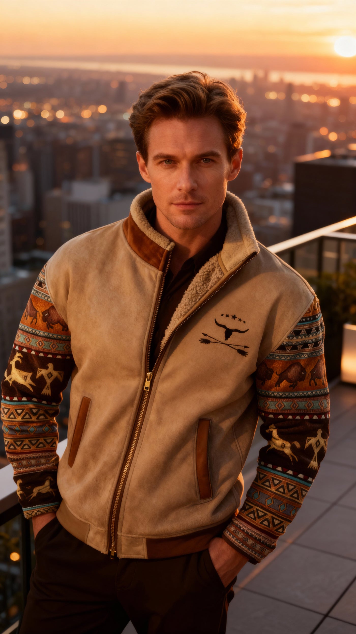 Henryk™ | Stylowa Bluza Polarowa z Termiczną Podszewką