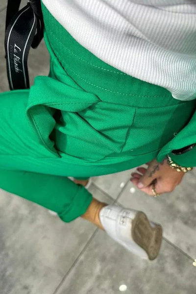 Evelin | Spersonalizowany zestaw z miękką marynarką i luźnymi dresami