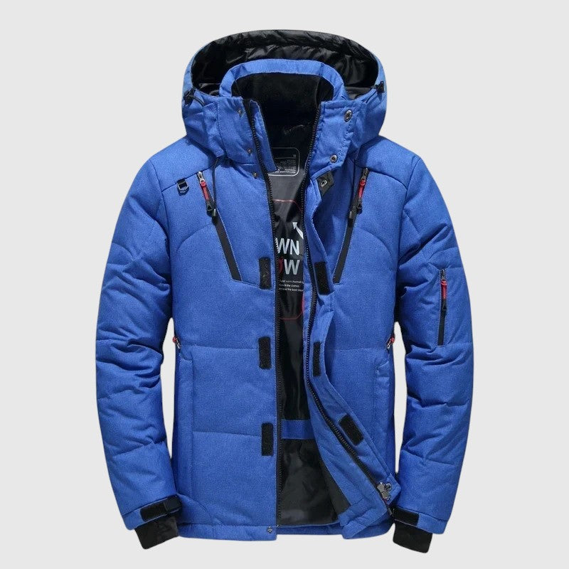 André – Pikowana kurtka z kapturem i technicznymi detalami