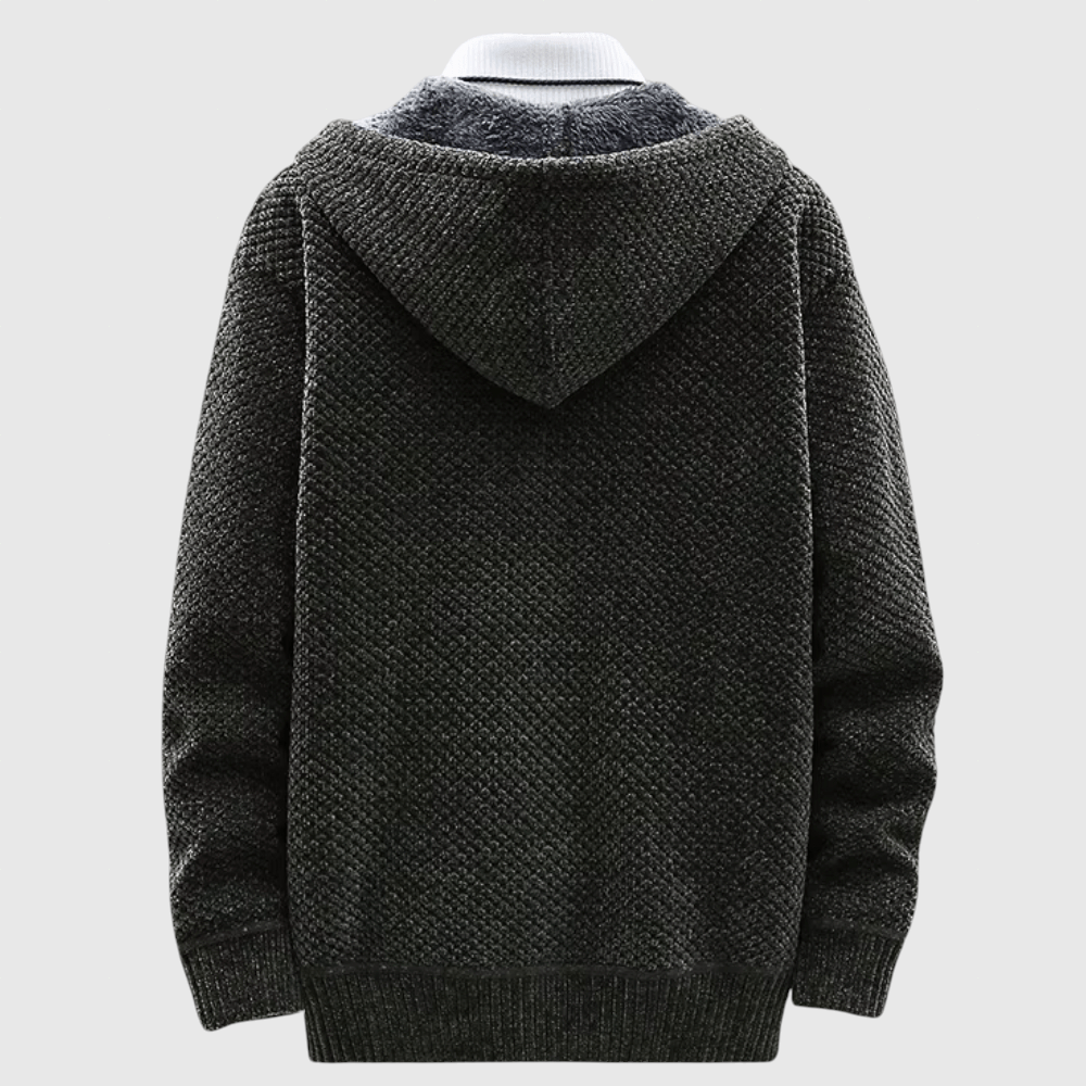 Mojmír – Pleciony płaszcz z kapturem