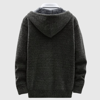 Mojmír – Pleciony płaszcz z kapturem