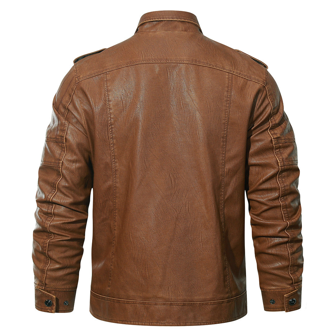 Kurtka Biker z Fleece