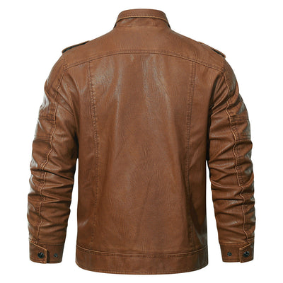 Kurtka Biker z Fleece